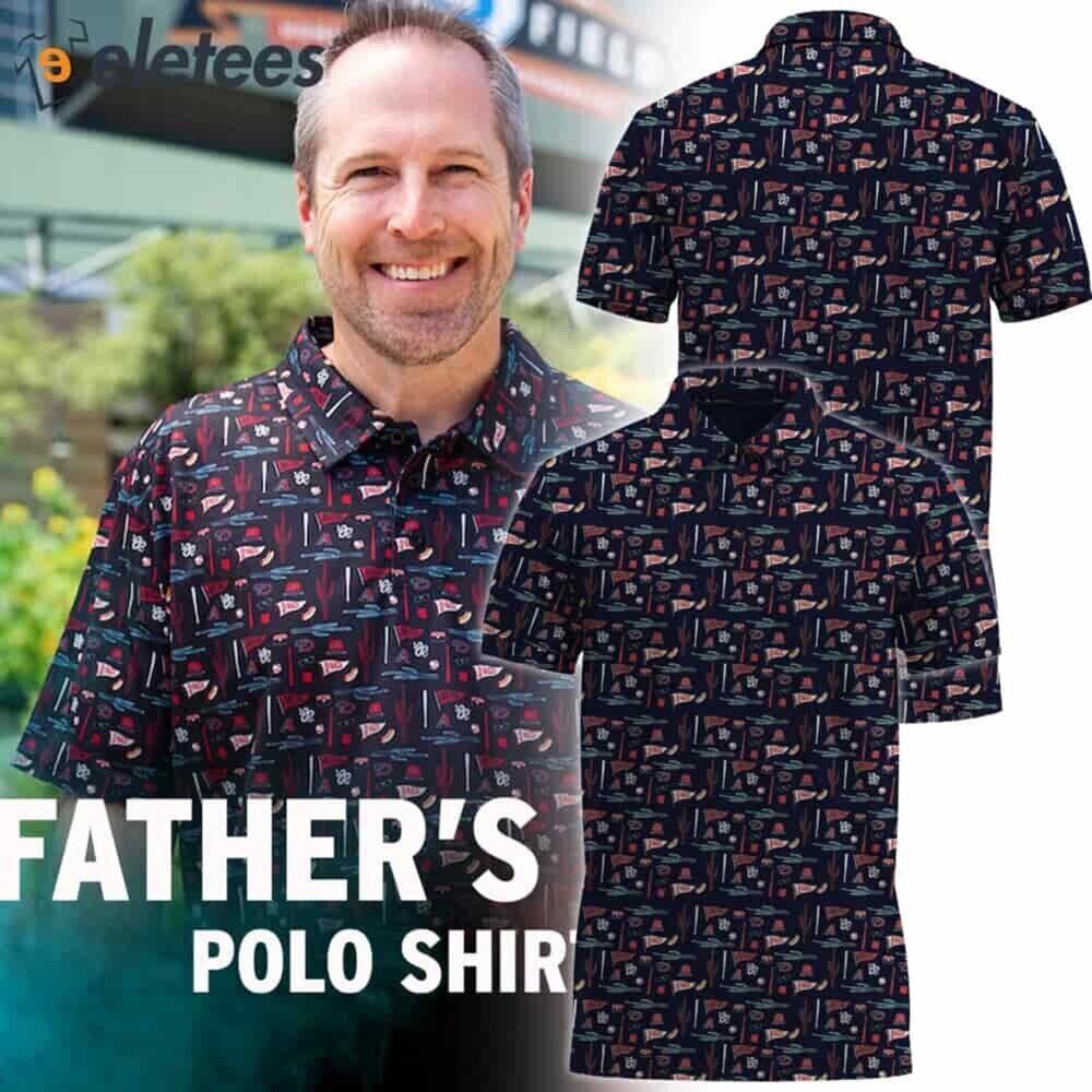 2024 Arizona Diamondbacks Father's Day Polo Shirt XL Sponsored By Sanderson Ford